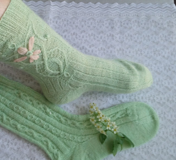 Мои плоды вязания в марафоне sockmadness 2025