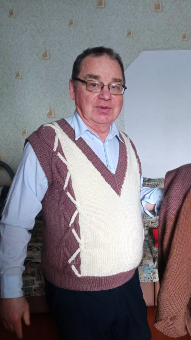Жилет для дедушки