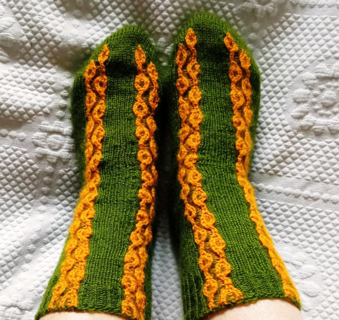 Мои плоды вязания в марафоне sockmadness 2025