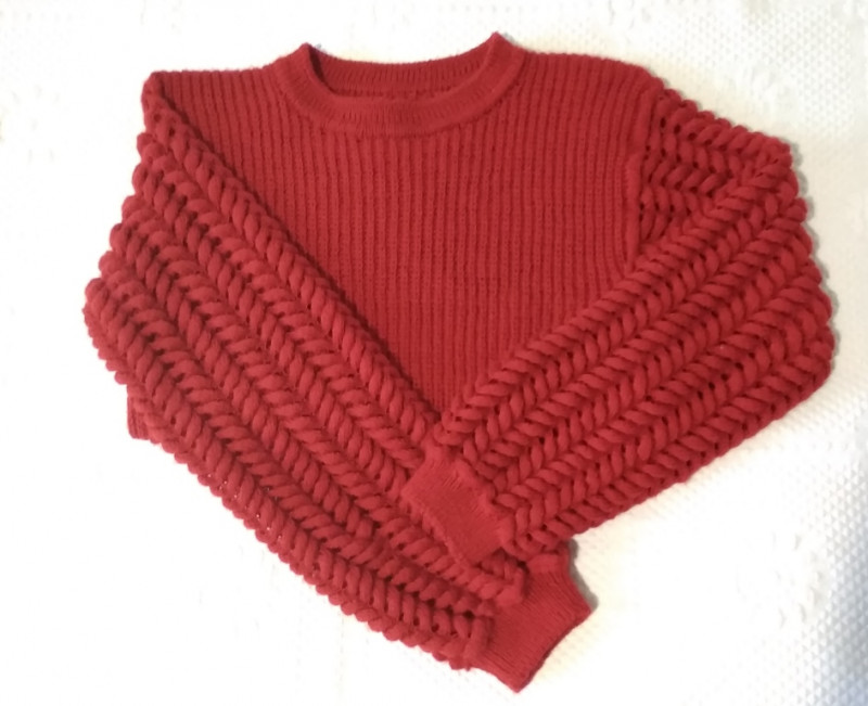 Джемпер для дочки "Азиатский колосок"