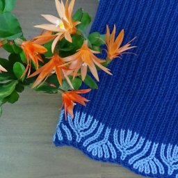 Юбка английской резинкой с орнаментом