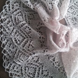 Шаль "Розовое облако"