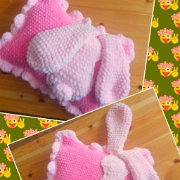 Мягкая подушечка для малыша " Зайка"