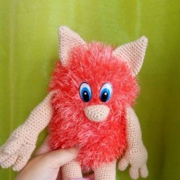 Вязаная игрушка " Бабайка"