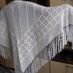 Шаль "Очарование" крючком