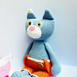 Новогодний Котик Крючком Новогодний Котик Крючком