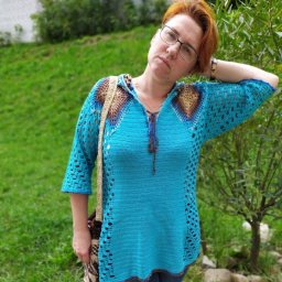 Меня покорила бирюза.