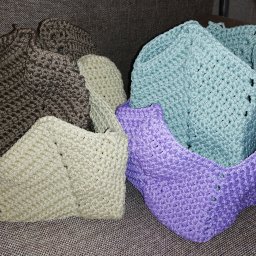 Сумочки шоппер из полиэфирного шнура!