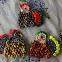 Вязаные курочки