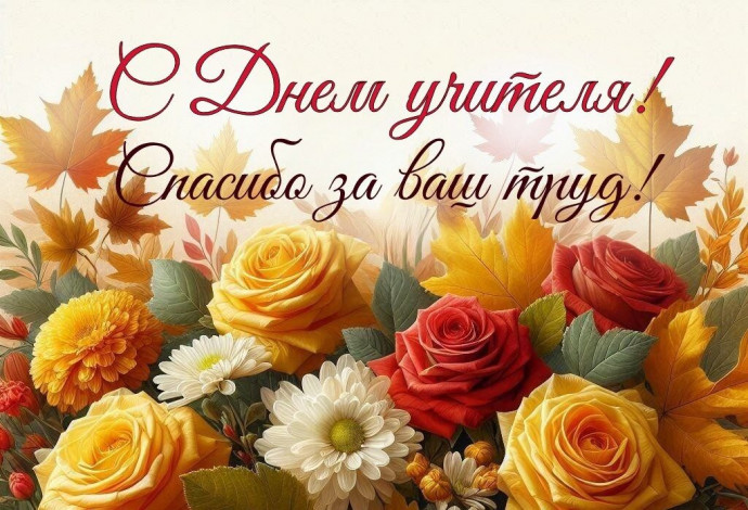 С Днём Учителя!