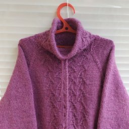 Тестирование пряжи или свитшот для девочки.