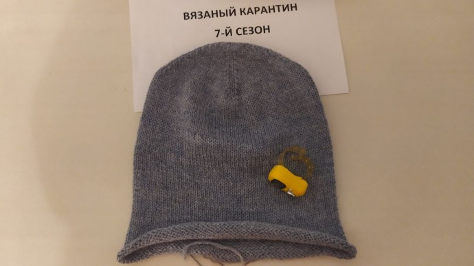 Двойная шапочка бини 5 Двойная шапочка бини 5