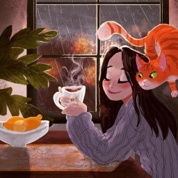 Мой уютный кардиган