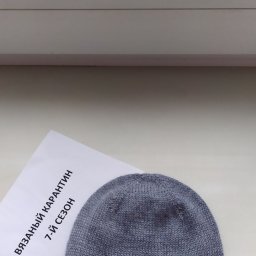 Двойная шапочка бини