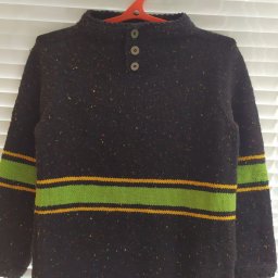 Джемпер с застёжкой  поло для Егора .