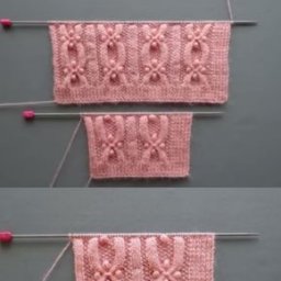 Очень красивый узор спицами