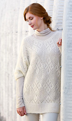 БЕЛЫЙ АЖУРНЫЙ ПУЛОВЕР ИЗ CREATIVE KNITTING!