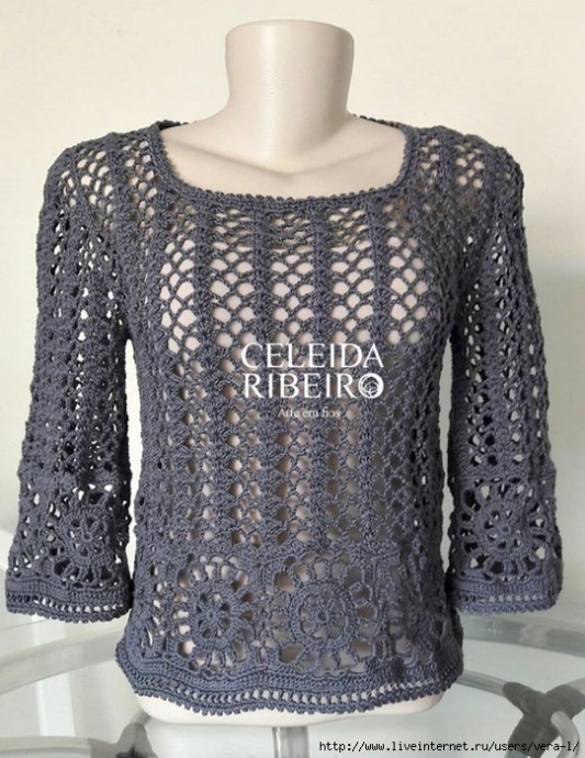АЖУРНЫЕ КОФТОЧКИ ОТ CELEIDA RIBEIRO АЖУРНЫЕ КОФТОЧКИ ОТ CELEIDA RIBEIRO
