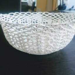 Вязаные вазочки