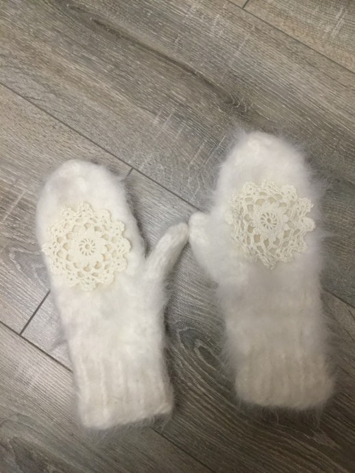 Вязанные руковички