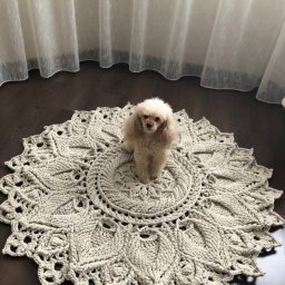 Коврик крючком