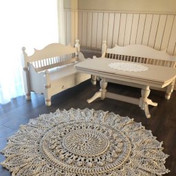 Коврик крючком