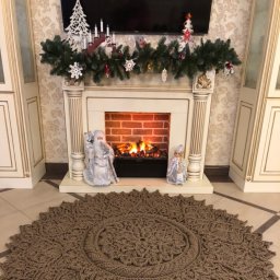 Коврик крючком