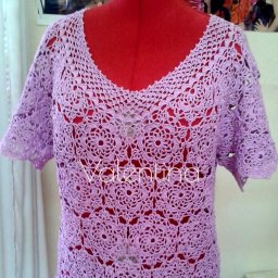 Кофточка из мотивов крючком...