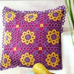 Ажурная наволочка крючком...