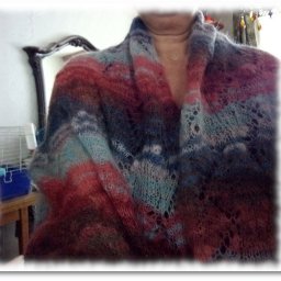 Палантин из кид-мохера.