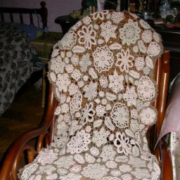 Палантин мотивами.