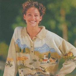 Вязаная живопись.