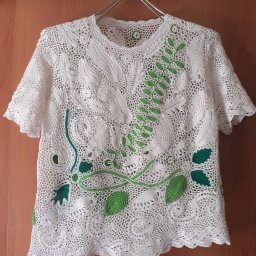 Туника ирландским кружевом