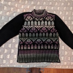 Свитер "Пламенеющая готика"