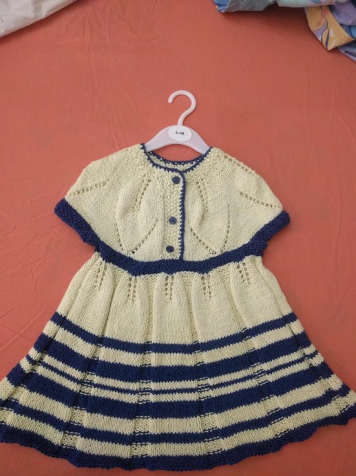 Платье из хлопка для внучки