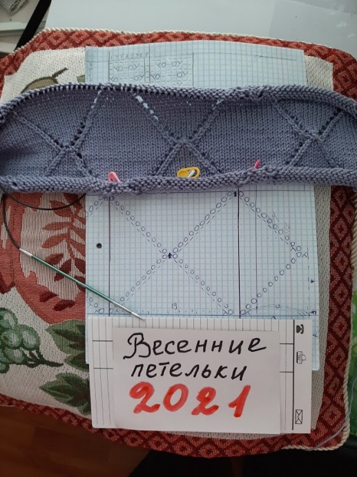Джемпер"ЛАВАНДА" из шелковой пряжи Джемпер"ЛАВАНДА" из шелковой пряжи