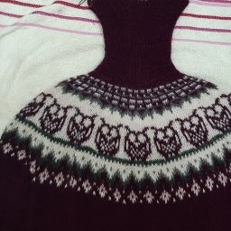 Свитер лопапейса с совами для подруги.