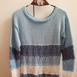 Джемпер"Голубая лагуна"