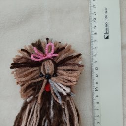 Аппликации из пряжи