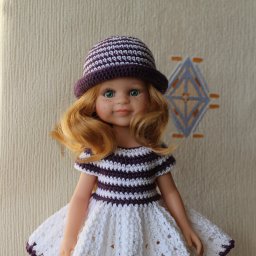 Платье для кукол Паола Рейна 32 - 34 см и подобных им.