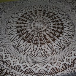 Моя вторая скатерть.Хлопок. С люрексом.