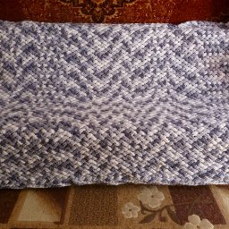 СВЯЗАЛСЯ  НОВЫЙ  ПЛЕД - ОДЕЯЛО !  Очень мягкий ! Очень теплый !