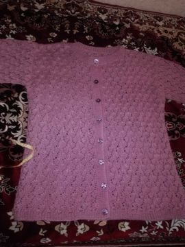 Ажурный кардиган "Пыльная роза" 1 Ажурный кардиган "Пыльная роза" 1