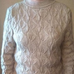 Кофточка связана спицами "Листопад"