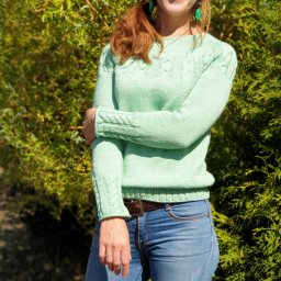 Свитер цвета мяты We can be heroes