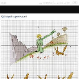 Узоры с темой Маленький принц