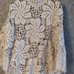 Пончо крючком