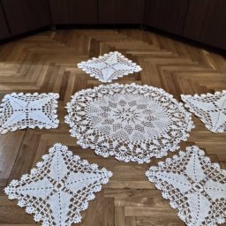 Салфетки крючком.