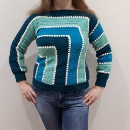 Геометрический джемпер