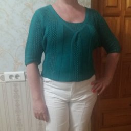 ПУЛОВЕР С ГЛУБОКИМ ВЫРЕЗОМ ГОРЛОВИНЫ НА СПИНКЕ